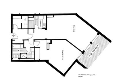 Apartamento T1+1 no Bairro do Rosário em Cascais